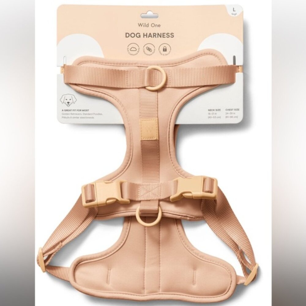 Wild One Dog Harness Soft,Cushioned Lightweight Adjustable Neck And Chest Straps